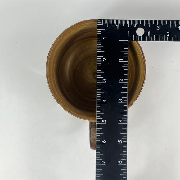 2 Sango Splash Coffee Mug Jumbo Lrg Cup Bowl 24oz Stoneware 4951 Glazed Brown - Picture 9 of 9